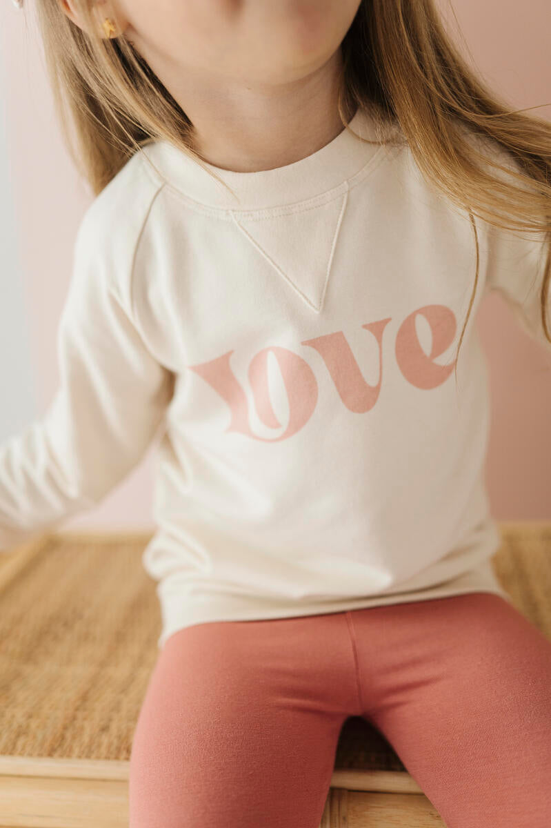 RAGLAN SWEATSHIRT - LOVE