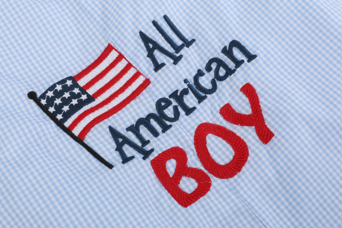 ALL AMERICAN BOY BLUE GINGHAM SHORTALLS