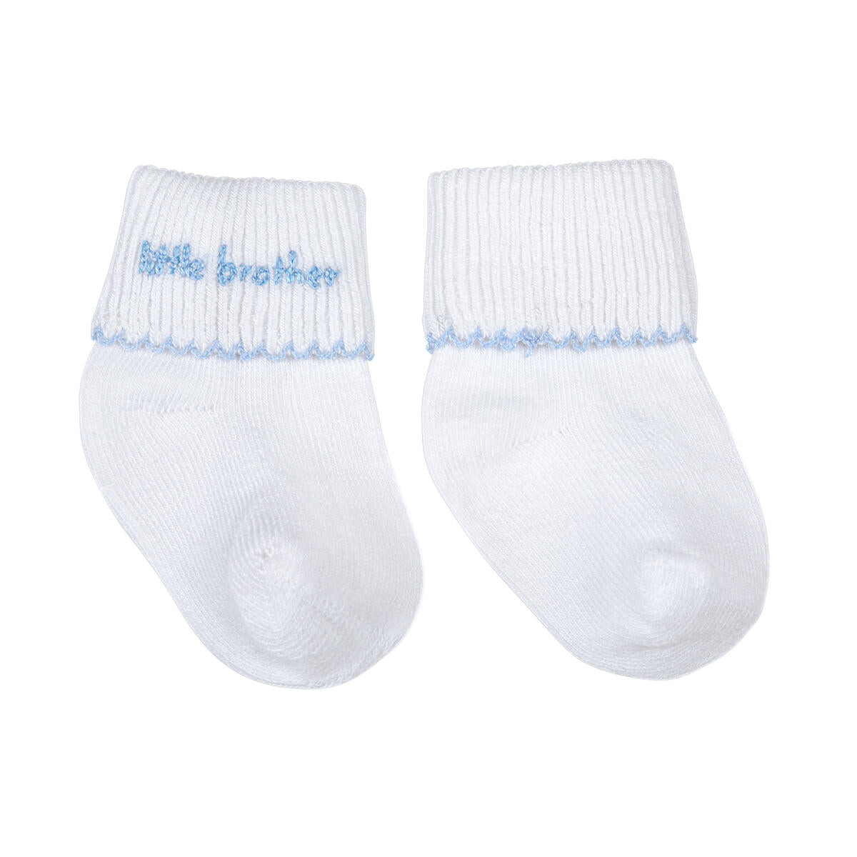 LITTLE BROTHER EMBROIDERED SOCKS