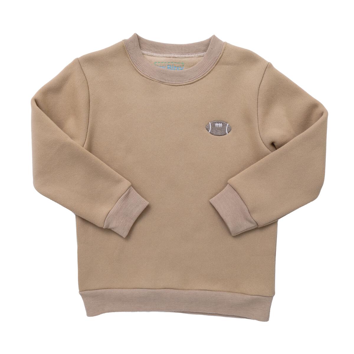 FOOTBALL SWEATSHIRT - TAN