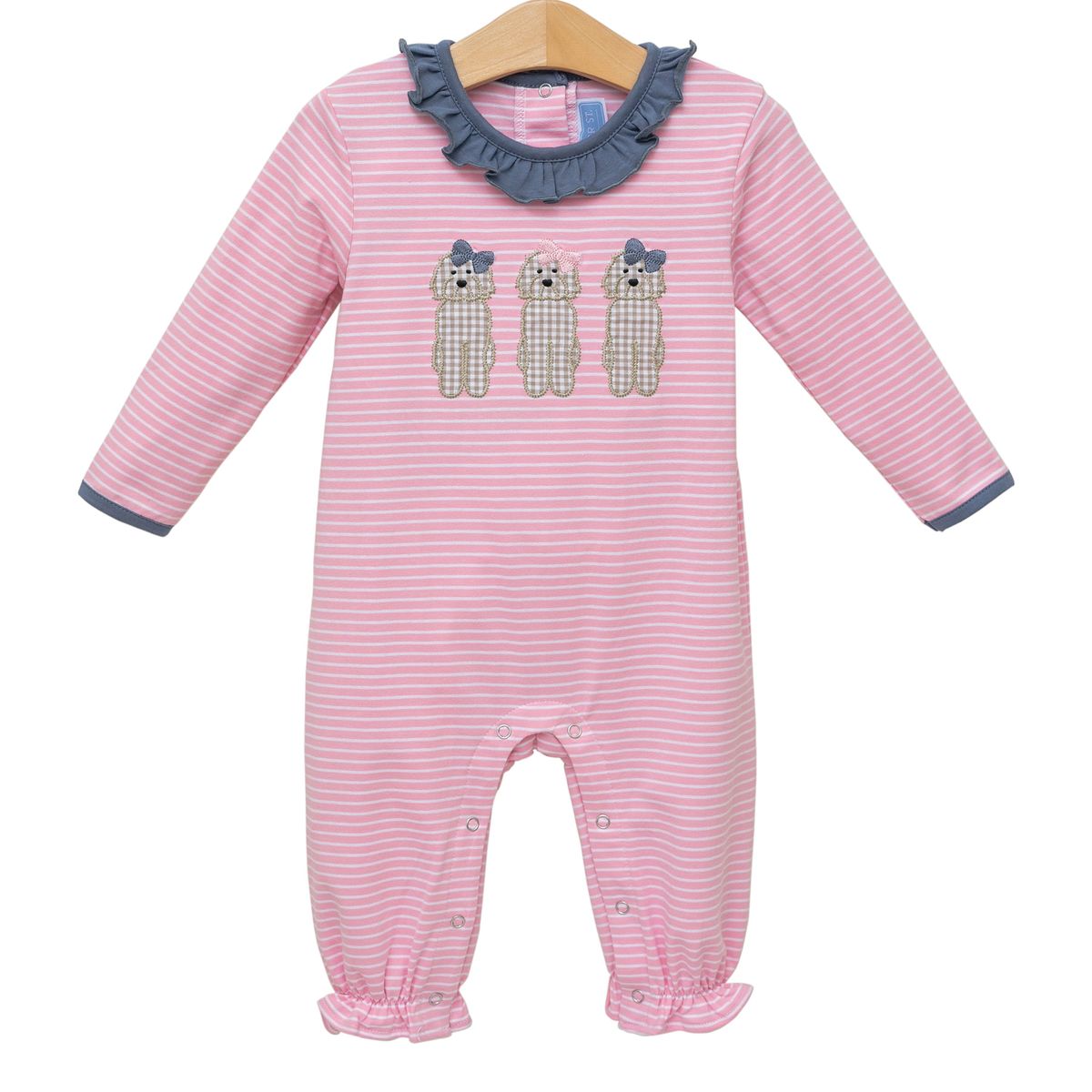 DOG RUFFLE ROMPER