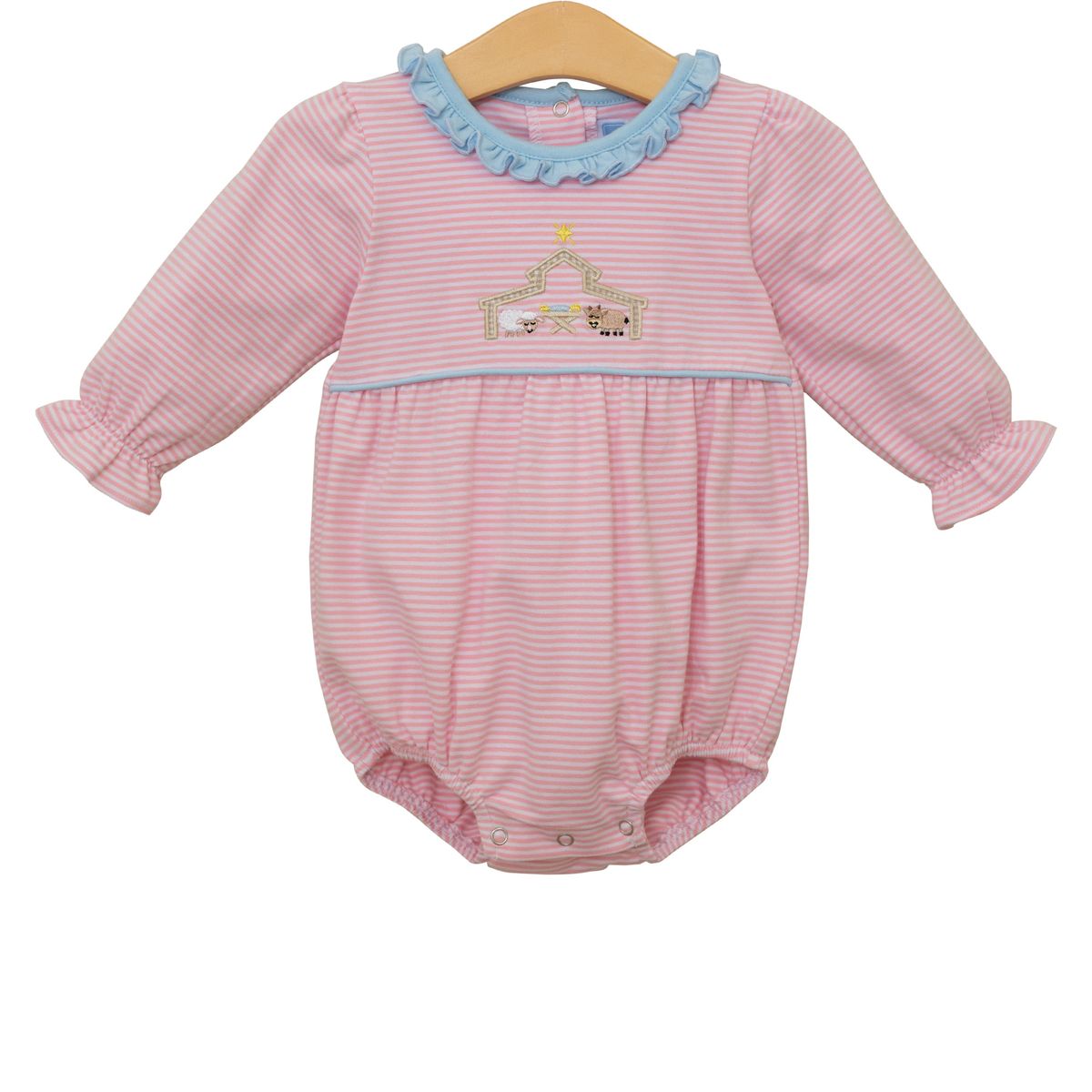 NATIVITY RUFFLE BUBBLE - PINK