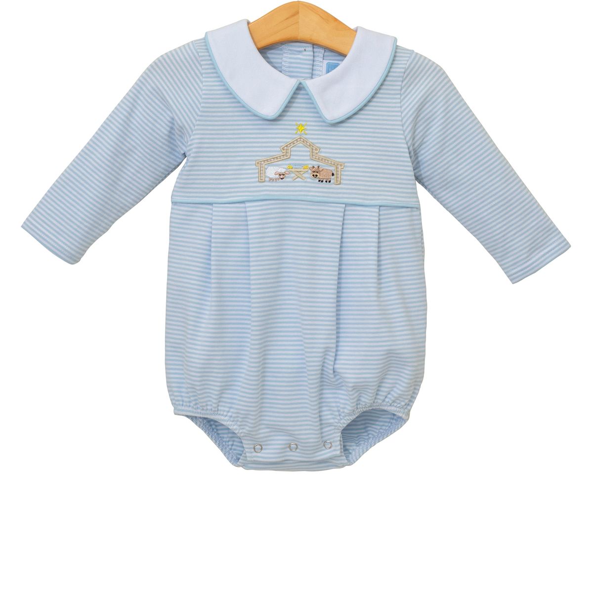 NATIVITY BUBBLE - BLUE