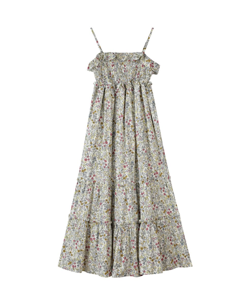 NANCY DRESS - YELLOW MEADOW FLORAL