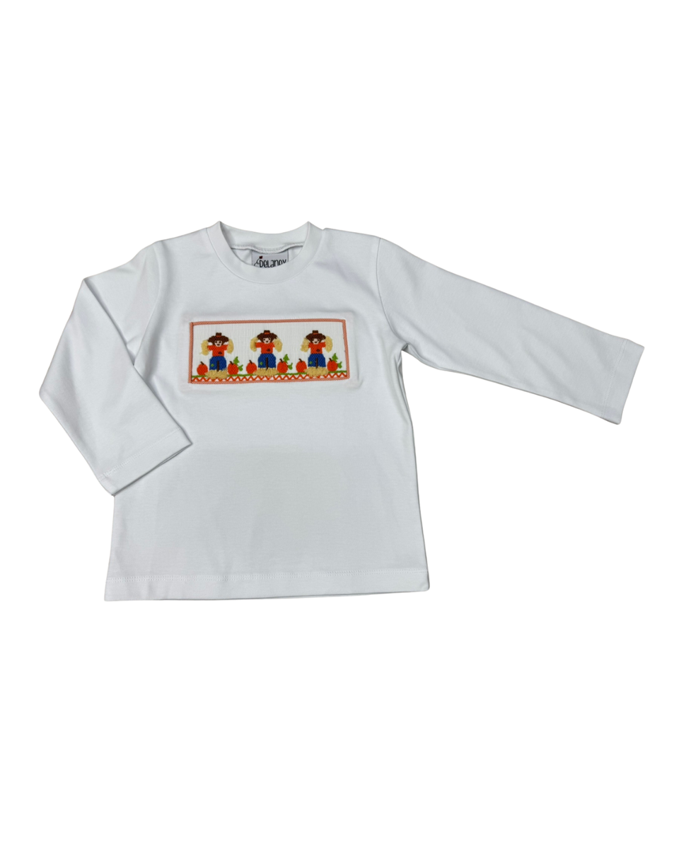 LS SMOCKED SCARECROW TOP