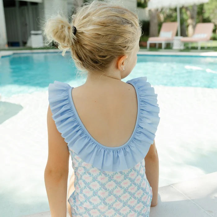 GIRLS SPANDEX SWIM - TRELLIS