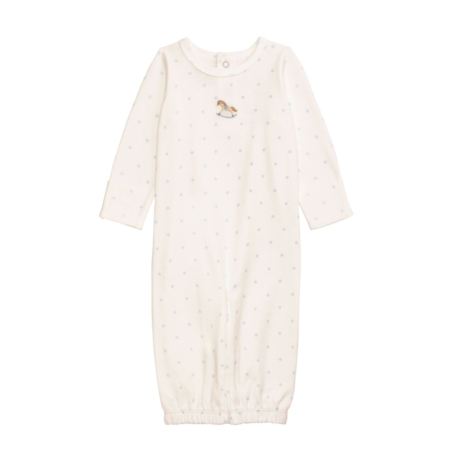 POLK A DOT GOWN ROCKING HORSE
