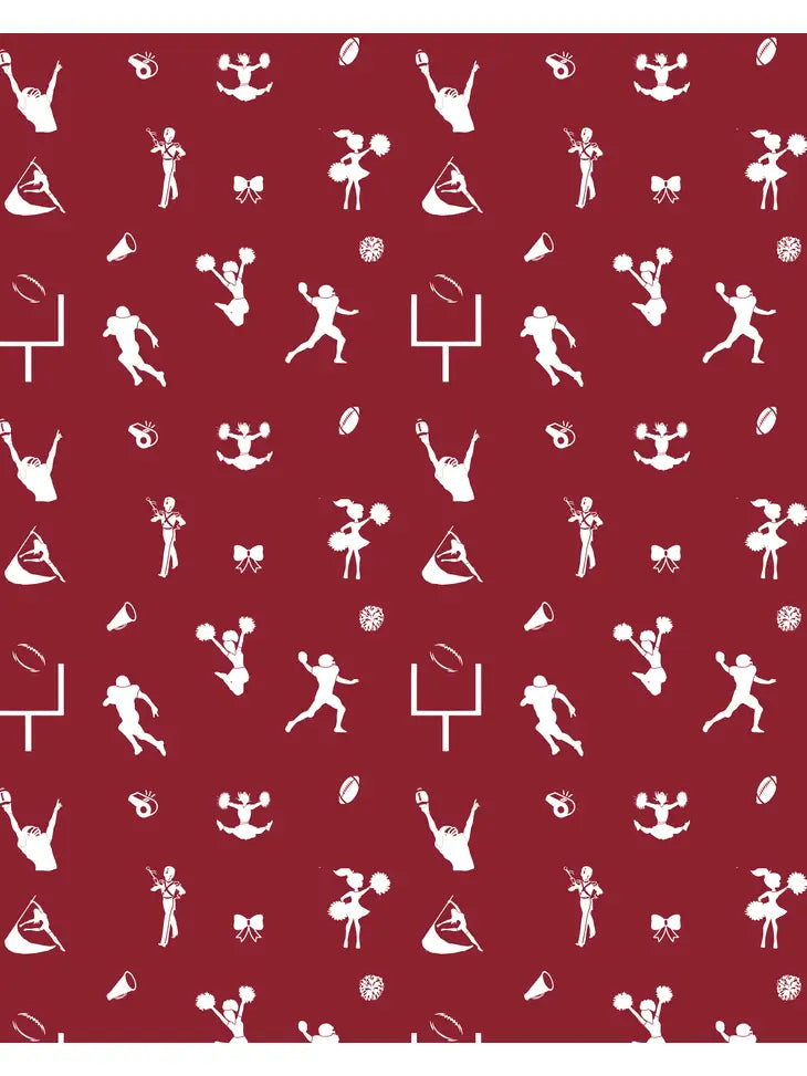 GAME DAY TIER DRESS - BURGUNDY