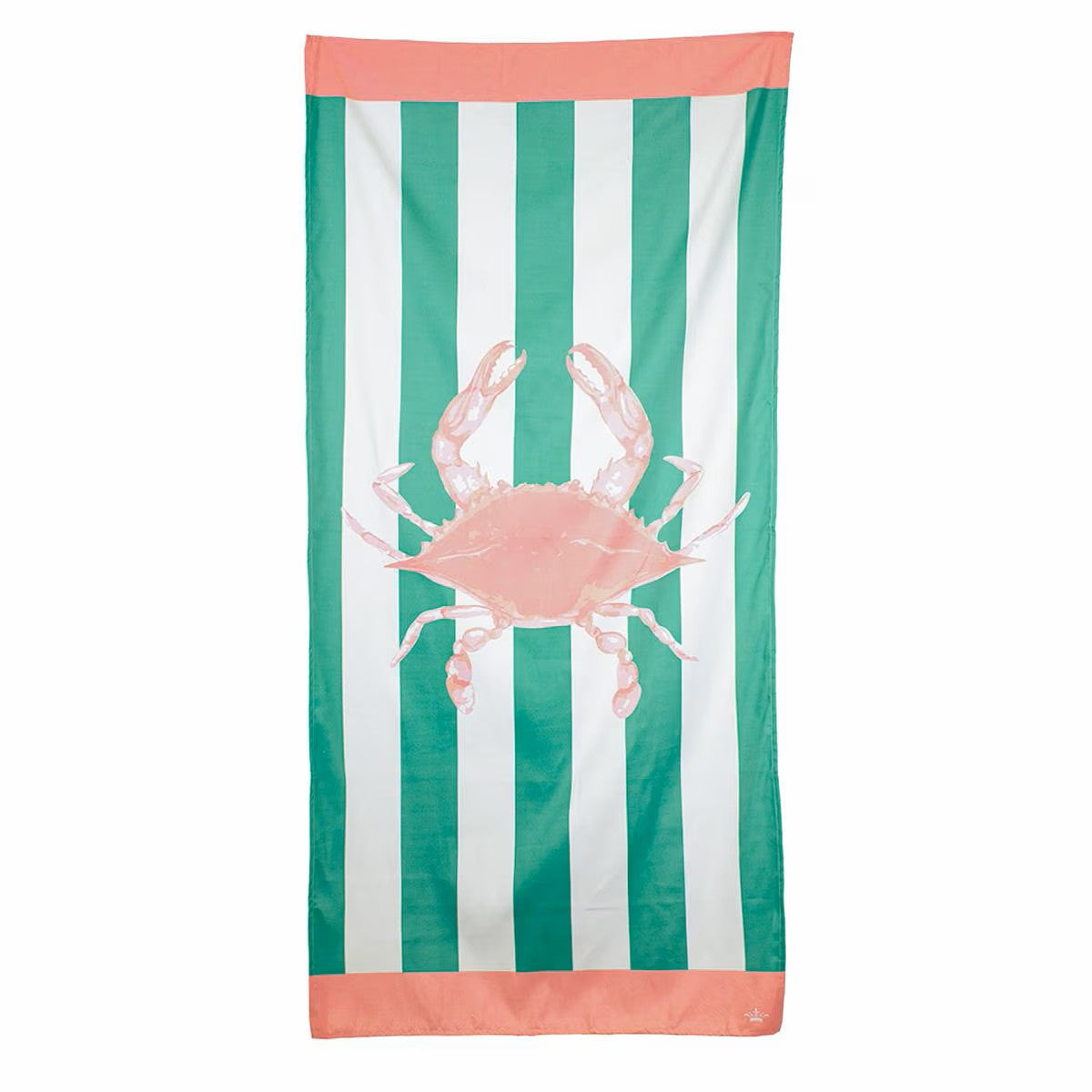 SAN BLAS CRAB BEACH TOWEL - PINK/GREEN