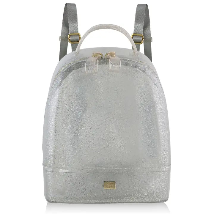 DOLLY BACKPACK - SILVER SPARKLE W/ STAR