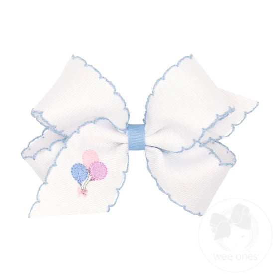 MEDIUM BOW W/ MOONSTITCH EDGE - BIRTHDAY