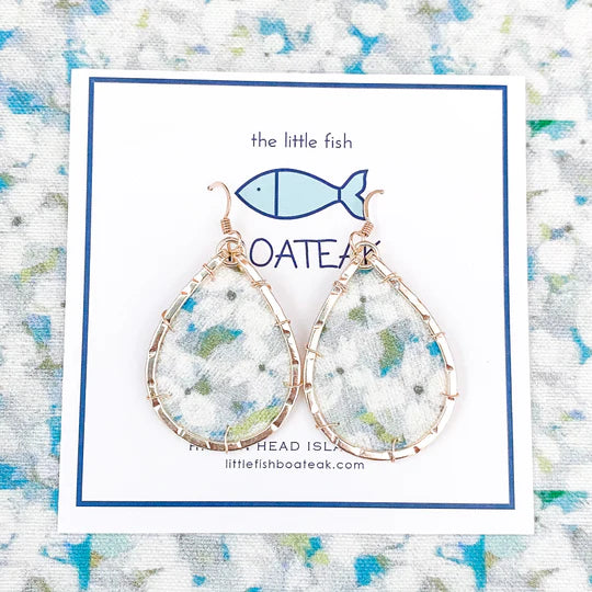 HYDRANGEA BLOOM MINI SCHOONER BLUE/GREEN