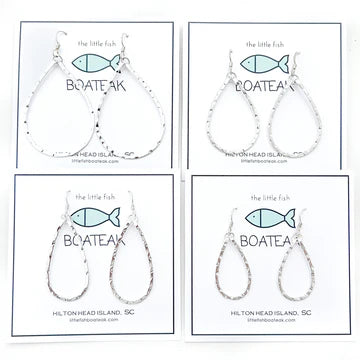 CLASS-SEA SCHOONER HOOK EARRINGS - SILVER