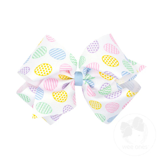 EGG GROSGRAIN BOW - ASSORTED