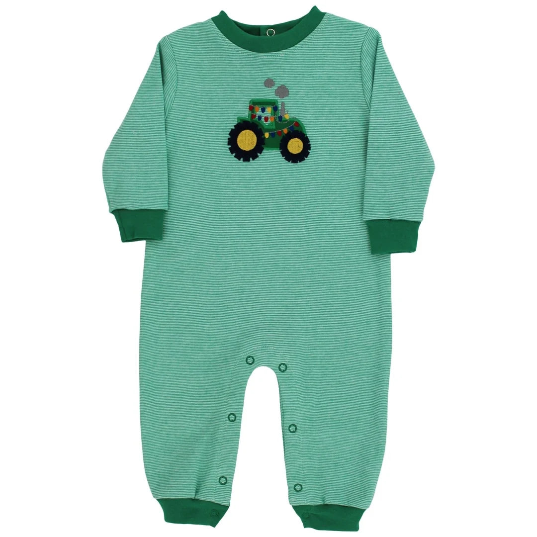 YULETIDE TRACTOR ROMPER