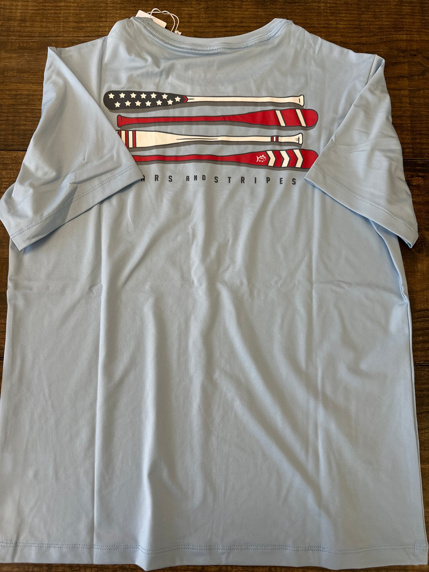 YOUTH OARS AND STRIPES SHORT SLEEVE PERFORMANCE T-SHIRT