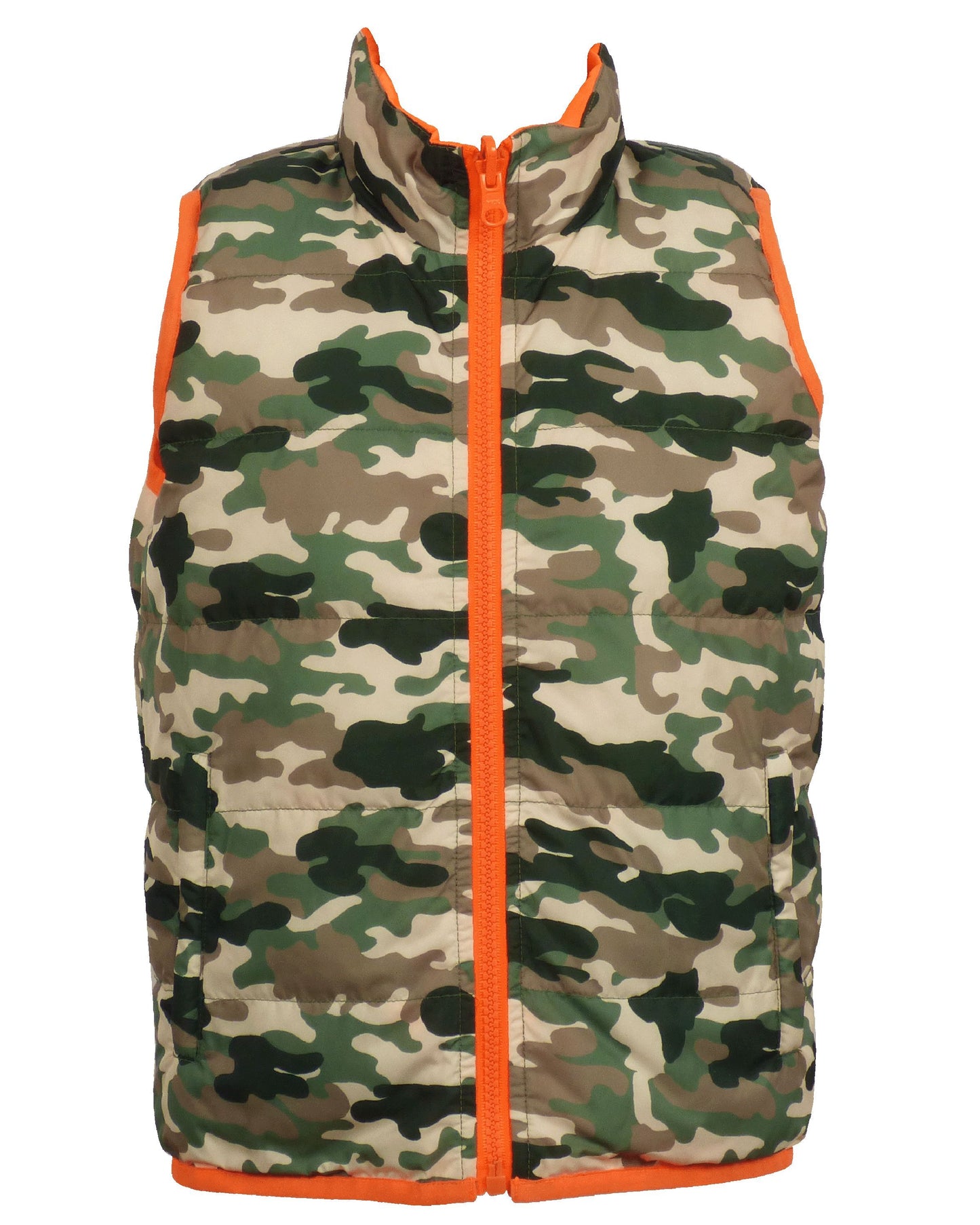 DELTA VALLEY VEST - REVERSIBLE HUNTER ORANGE/WOODLAND CAMO