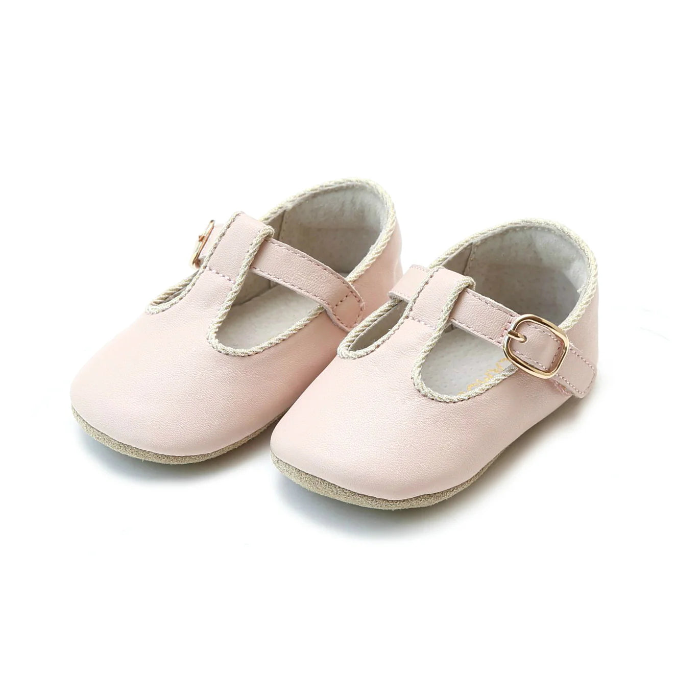 EVIE T-STRAP MARYJANE CRIB SHOE - PINK