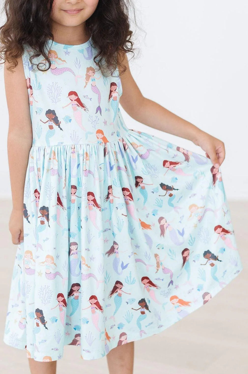 HAPPY AS A CLAM TANK TWIRL DRESS