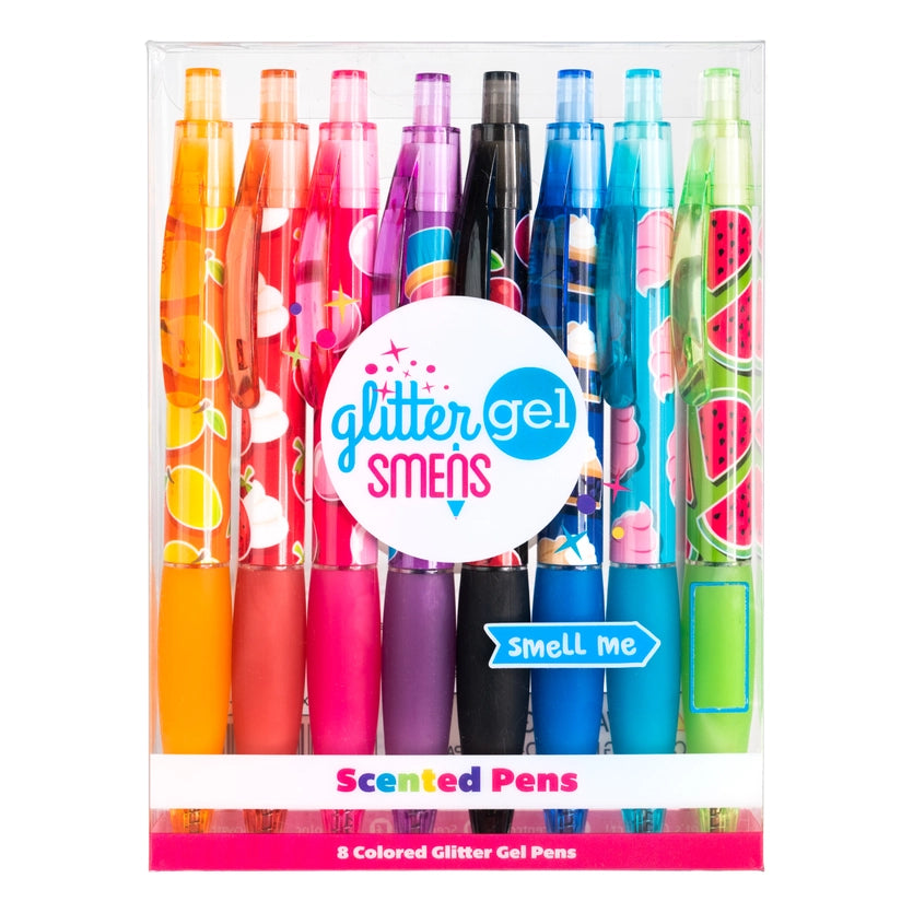 GLITTER GEL SMENS - PACK OF 8