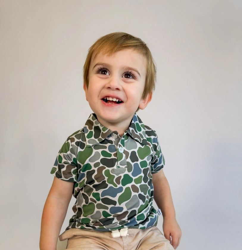 SS POLO SHIRT - CAMO