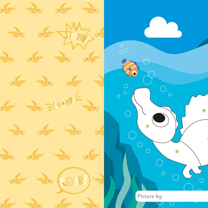 MY FIRST STICKER BY NUMBERS: DINOSAURS AND DRAGONS