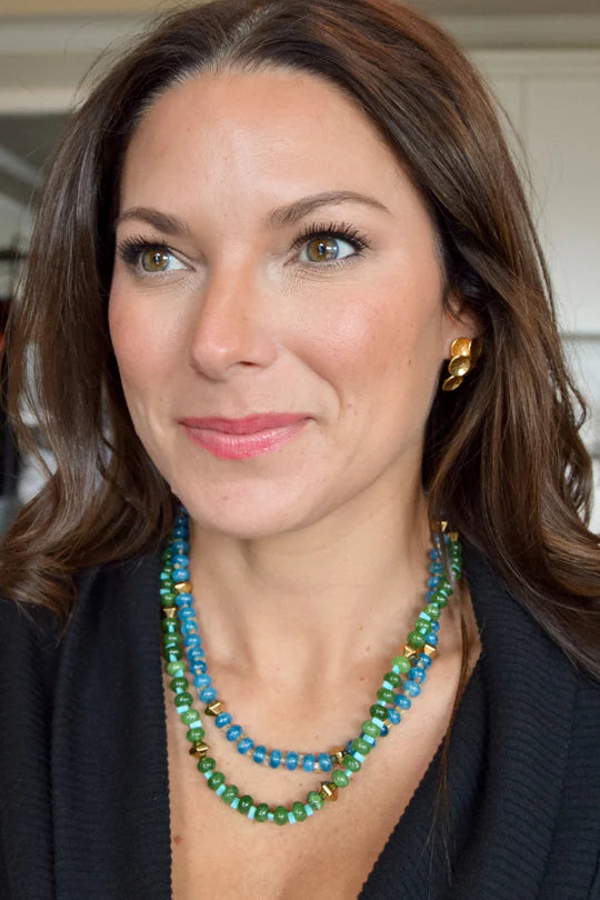 COLLINS NECKLACE - BLUE