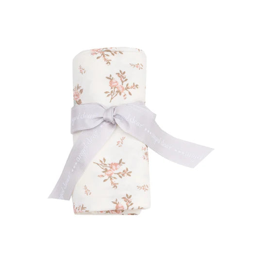 VINTAGE ROSEBUDS SWADDLE BLANKET