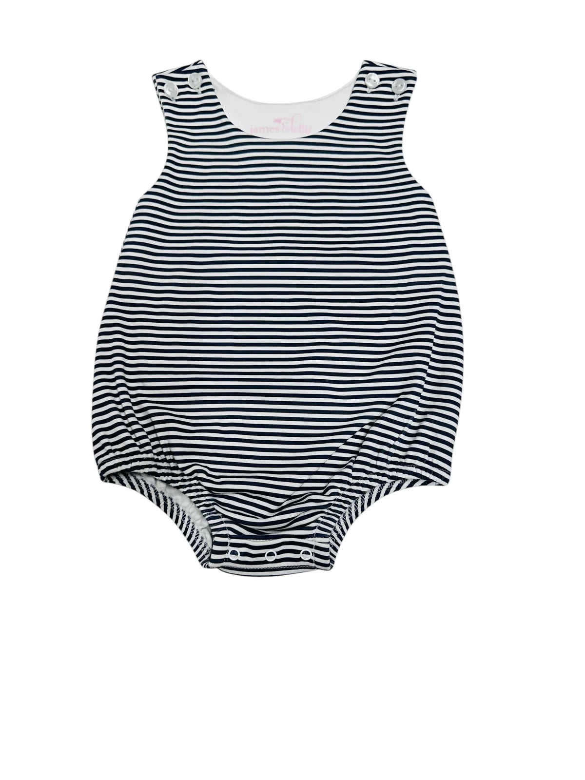 BOYS KNIT BUBBLE - NAVY STRIPE