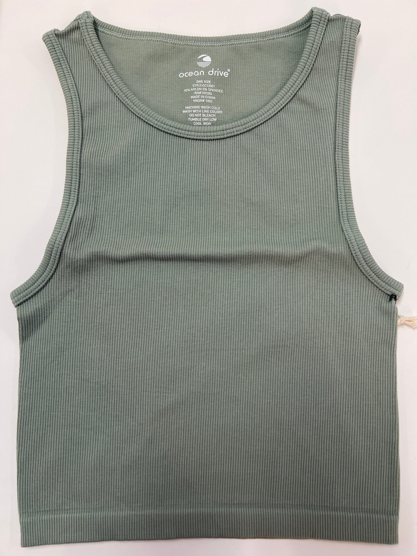SAGE SEAMLESS HIGH NECK TANK