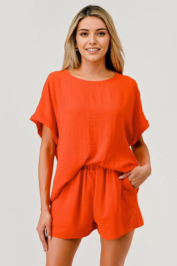 KICK OFF TWO PIECE SET - ORANGE