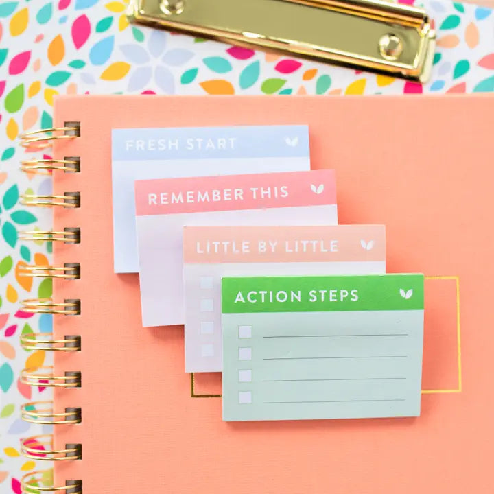 MINI GOAL SETTING STICKY NOTES