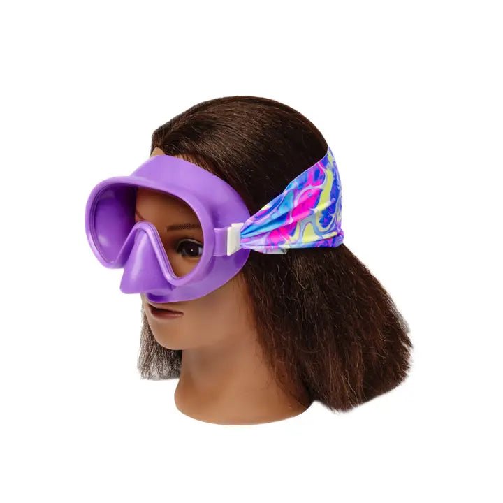 PASTEL SWIRL SWIM MASK