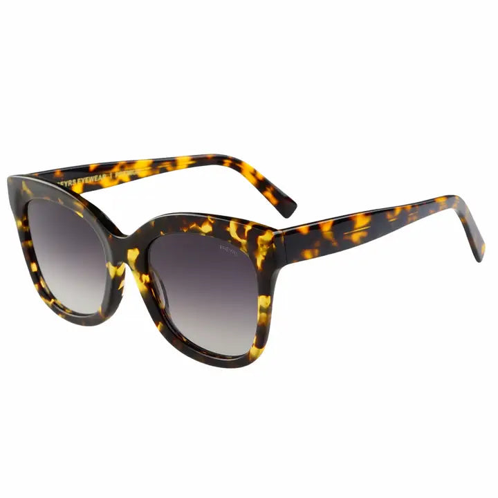 NAPLES ACETATE CAT EYE SUNGLASSES - TORTOISE