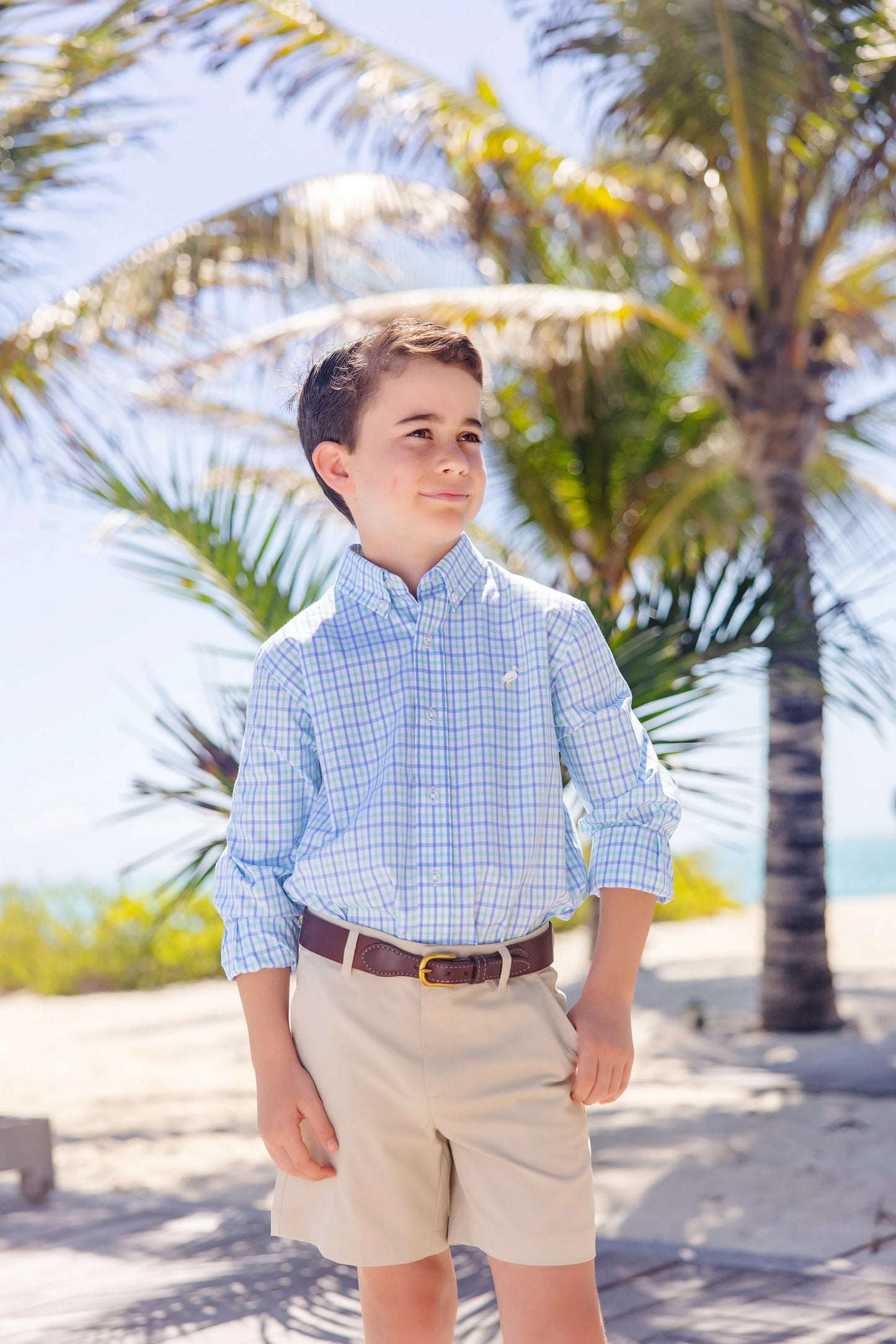 DEAN'S LIST DRESS SHIRT - SUNRISE BLVD BLUE/TURKS TEAL