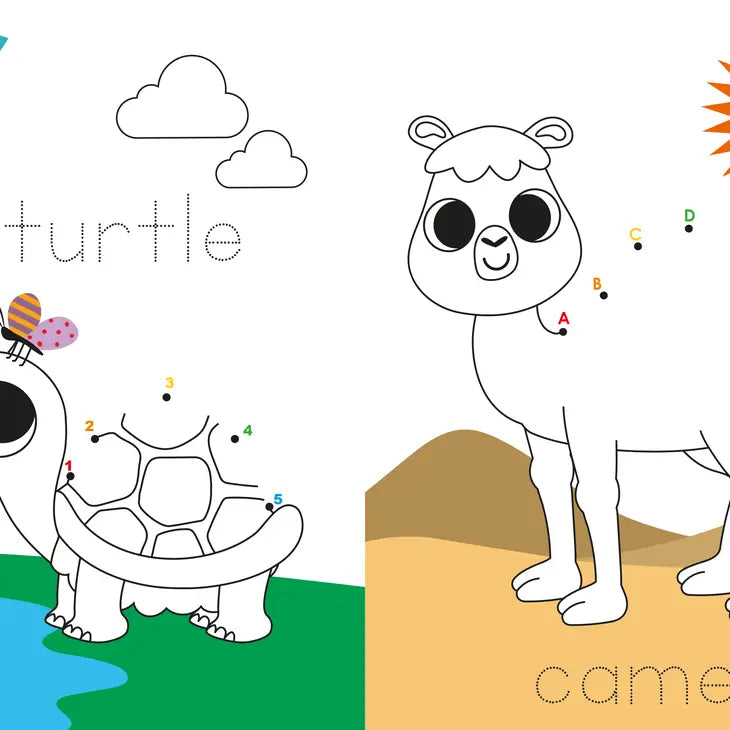 MY FIRST DOT TO DOT ACTIVITY BOOK: BABY ANIMALS