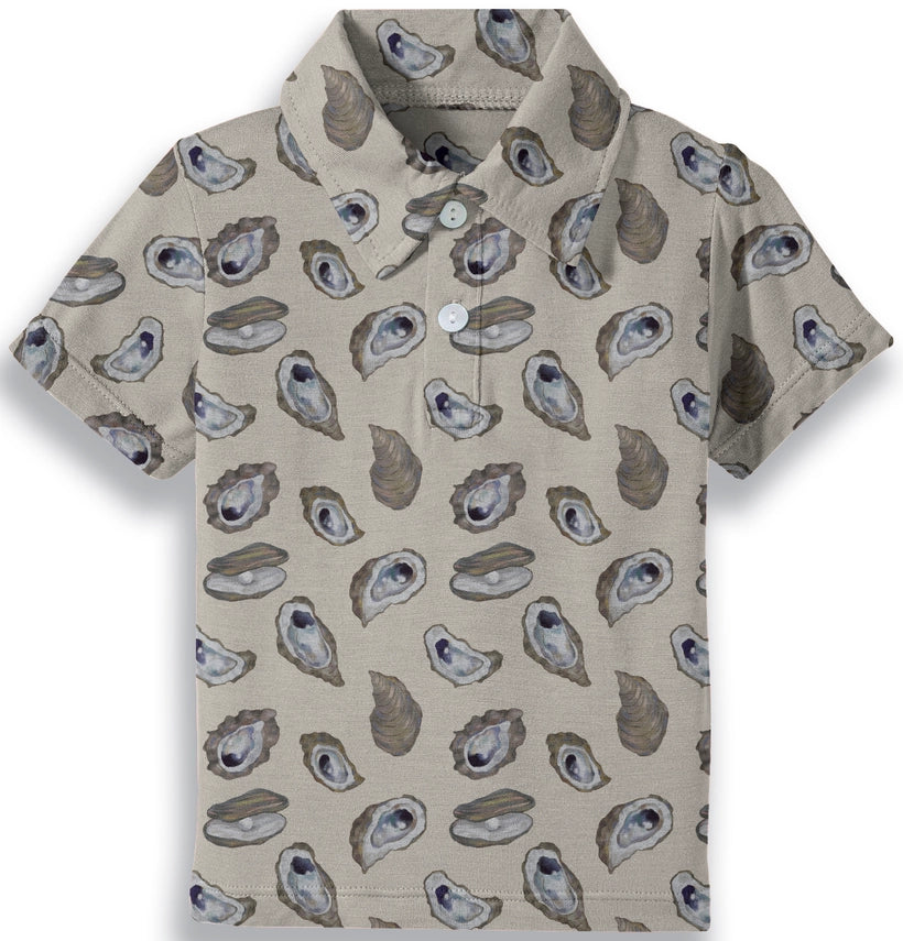 SS POLO SHIRT - OYSTERS