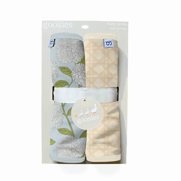 HYDRANGEAS BURP CLOTH SET