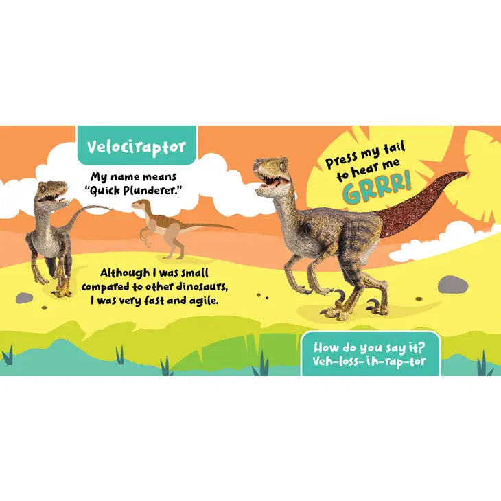 DINOSAURS - TOUCH AND FEEL SOUND BOOK