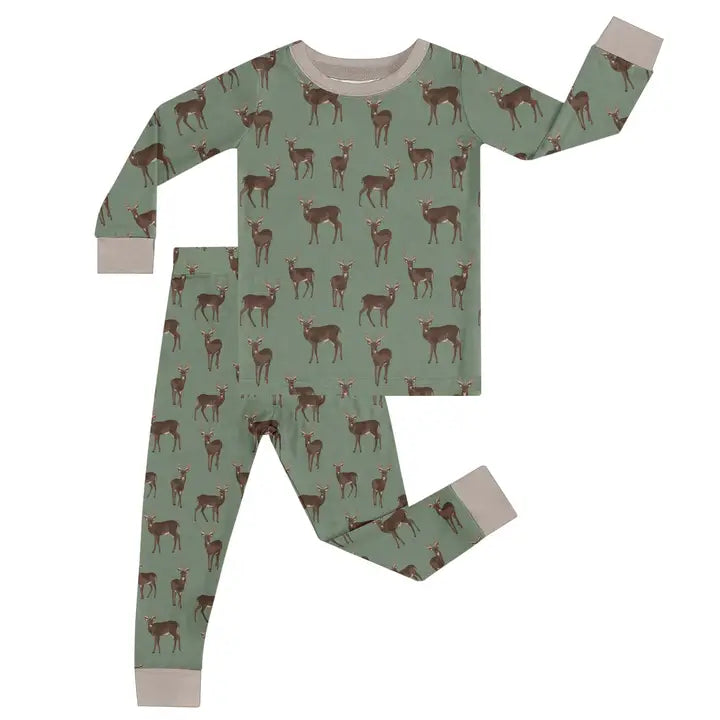 DEER LS/PANTS TODDLER PAJAMAS