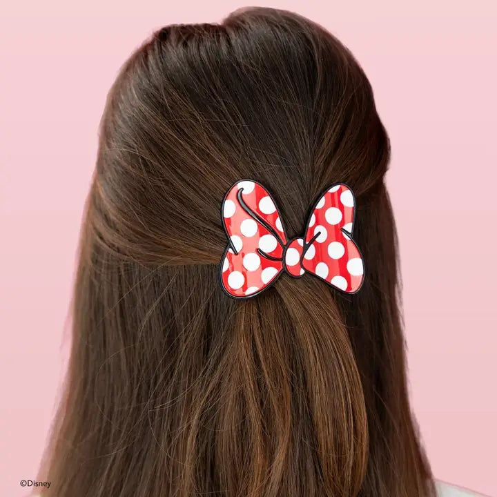 DISNEY MINNIE BOW FLAT HAIR CLIP - ASSORTED SIZES