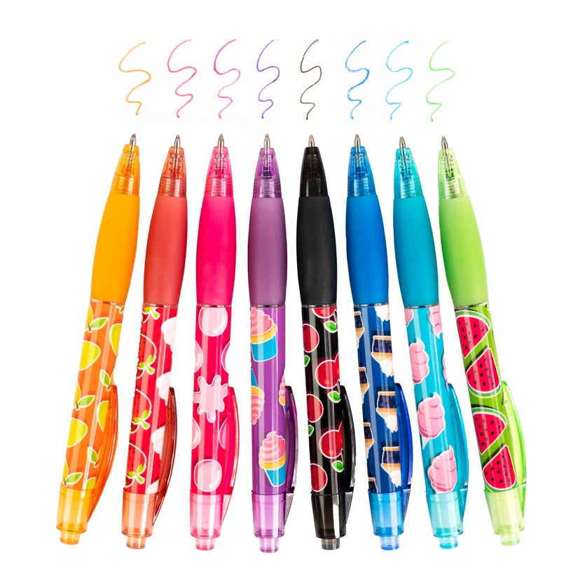 GLITTER GEL SMENS - PACK OF 8