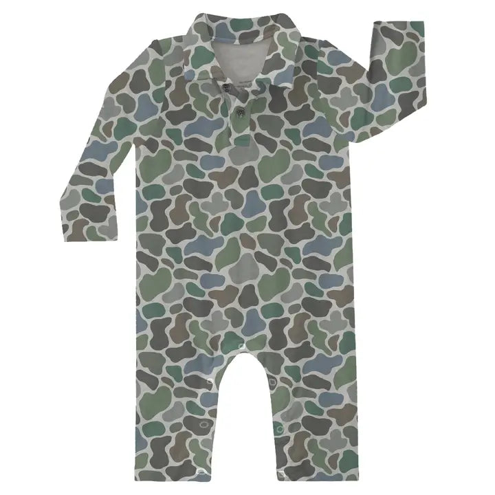 LS POLO ROMPER