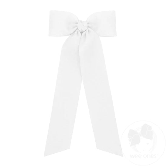 MEDIUM GROSGRAIN MOONSTITCH BOWTIE - STEAMER