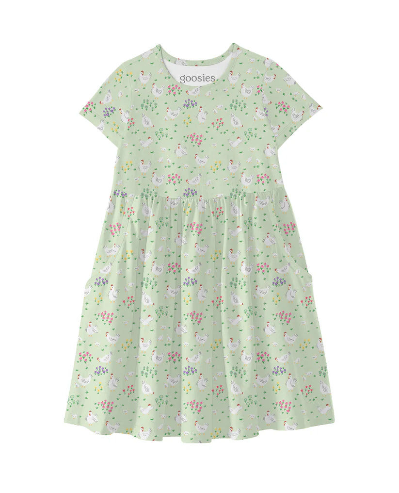 SS POCKET DRESS - SPRING CHICKENS