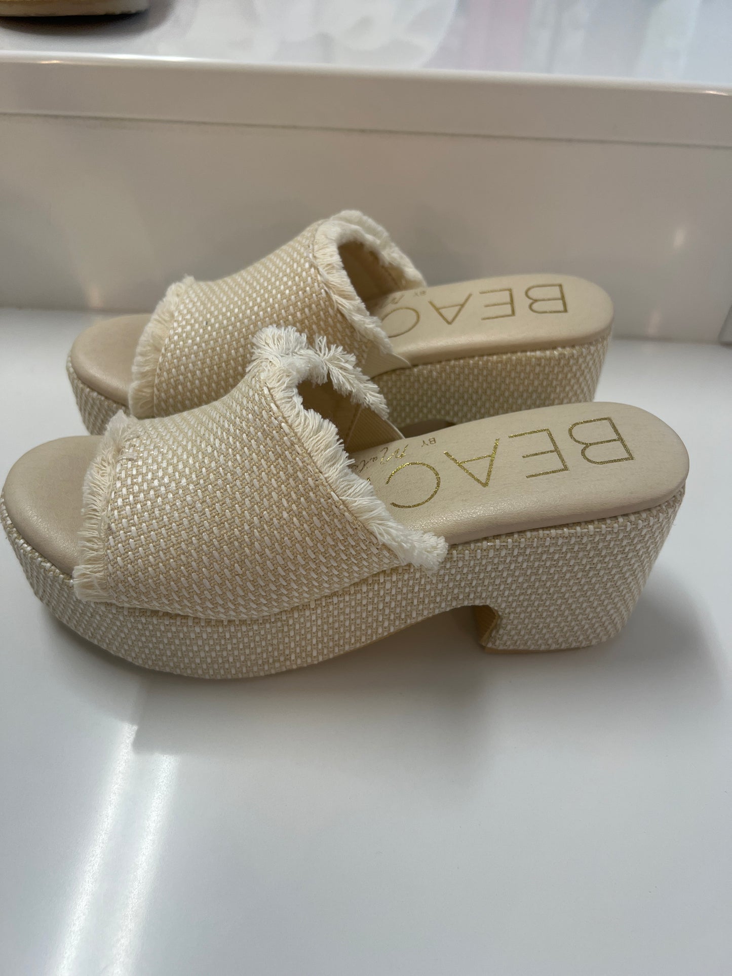 TERRY HEEL - IVORY