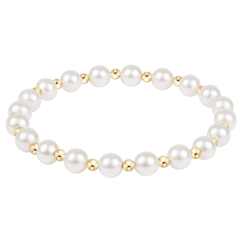 GRATEFUL PEARL 6MM BRACELET