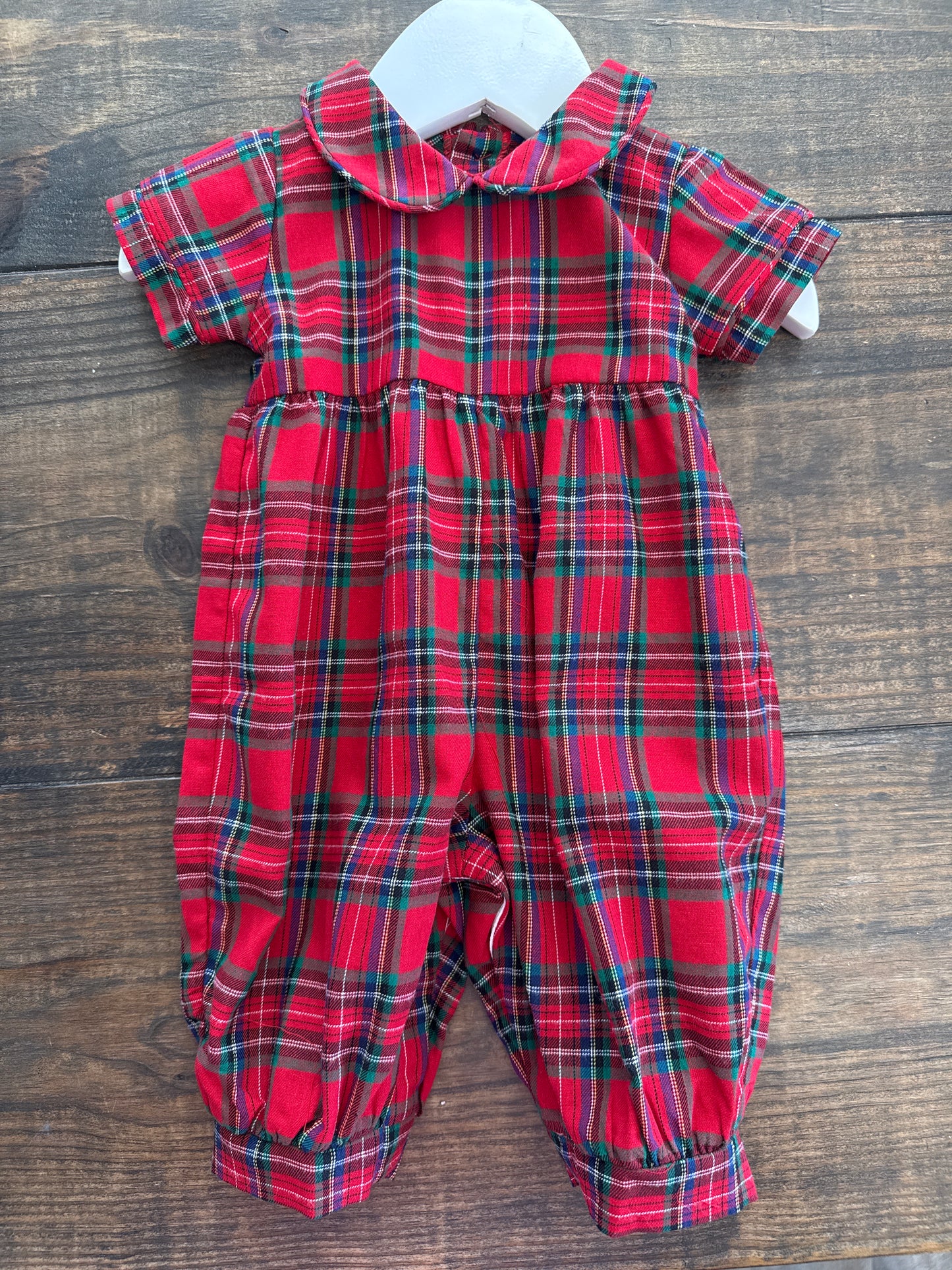 JAMES LONG BUBBLE - RED CHRISTMAS PLAID