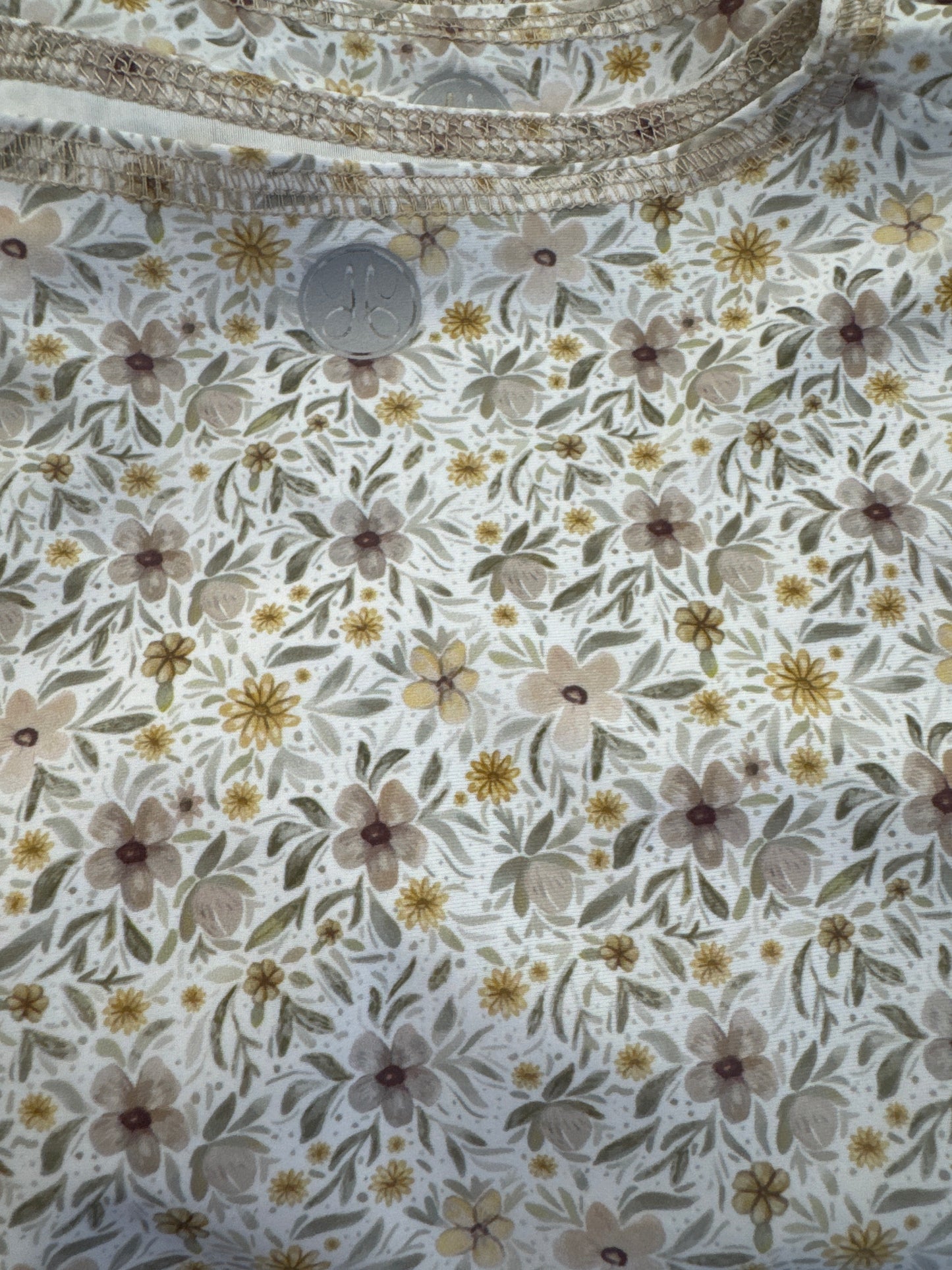 GIRLS LONG SLEEVE - ALMOND FLORAL