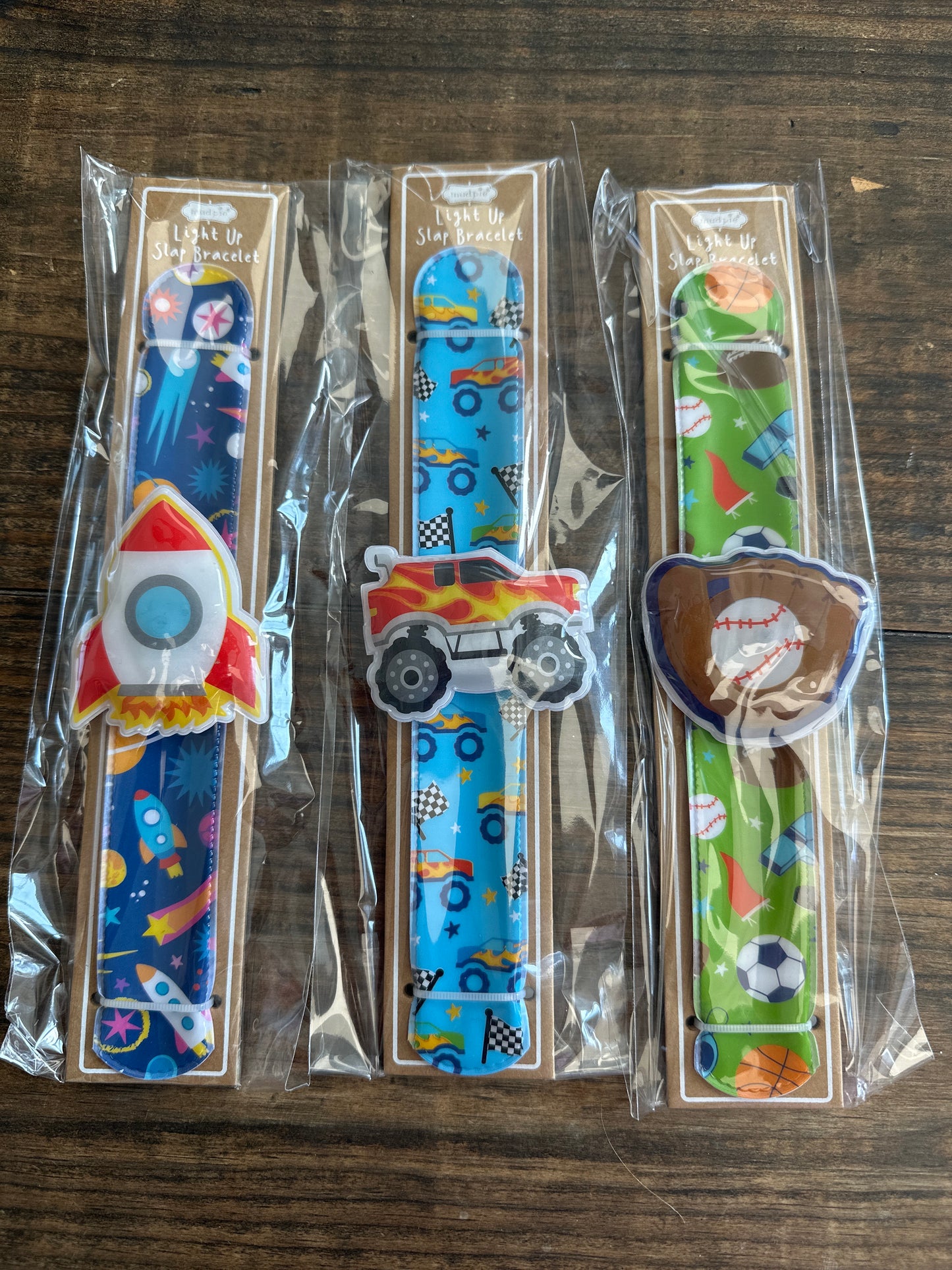 LIGHT-UP SLAP BRACELETS - ASSORTED OPTIONS